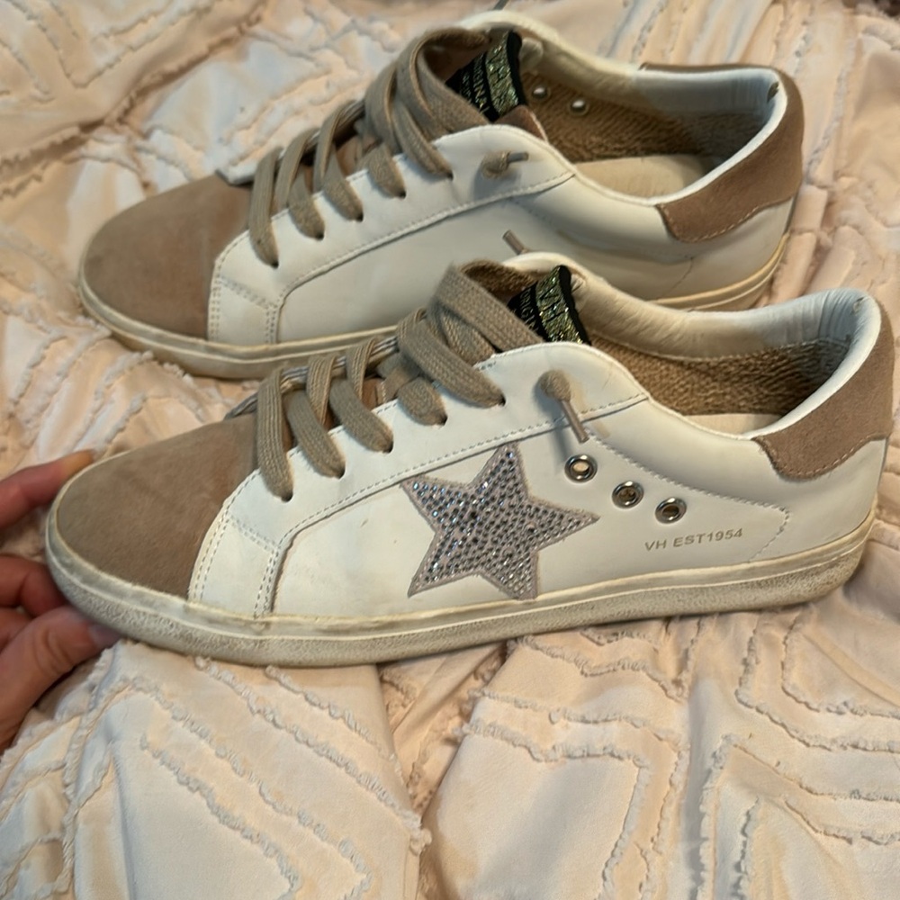 Vintage Havana glitter star shoes